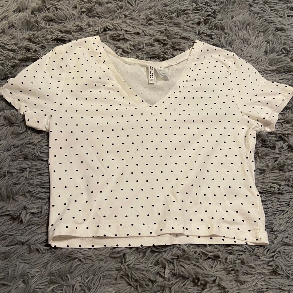 Divided by H&M Polka Dot Crop Top